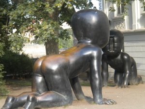 Bronze Babies in Kampa Park